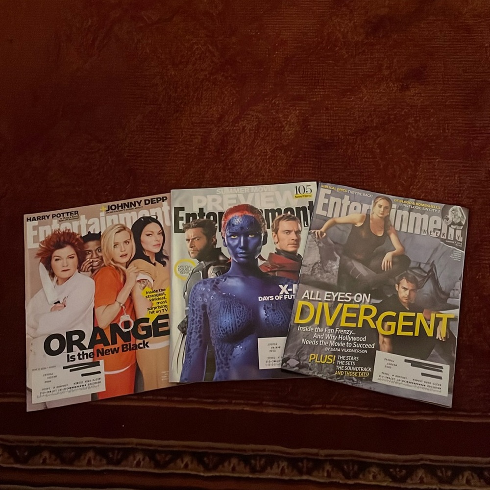 Entertainment Weekly (3 issues) 2014